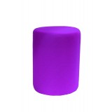 Pouf rond violet