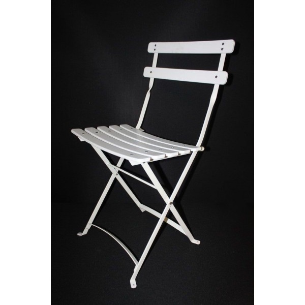 Chaise Colombine pliante blanche Chaise Colombine pliante blanche