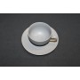 Tasse et sous tasse Escale grise Tasse et sous tasse Escale grise