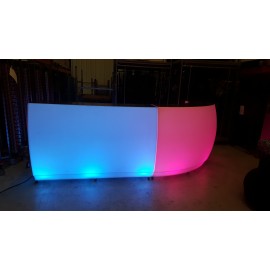 Bar Fiesta droit équipé led RGB