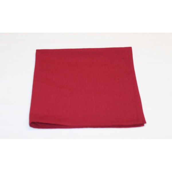 Serviette 50 x 50 cm rouge Serviette 50 x 50 cm rouge