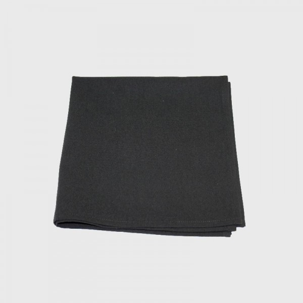 Serviette de table 50 x 50 cm noir Serviette de table 50 x 50 cm noir