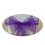 Noeud violet pour housse de chaise