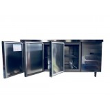 Table réfrigérée 3 portes inox 230V/280WL176 X H85X P70 cm