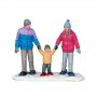 LEMAX - FIGURINE FAMILLE EN RAQUETTE