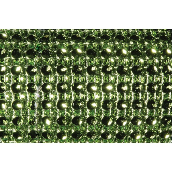 RUBAN DIAMANT VERT 6 CM X 1,80 M