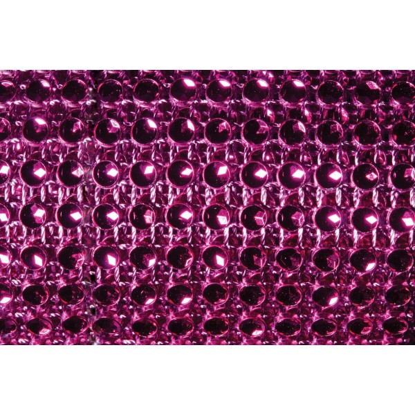 RUBAN DIAMANT FUCHSIA 2 CM X 1,80 M