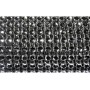 RUBAN DIAMANT NOIR/ARGENT 2 CM X 1,80 M