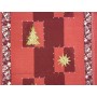 TETE A TETE DUNI PIECE 40 CM X 1,20 M BUON NATALE ROUGE