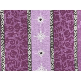 TETE A TETE DUNI PIECE 40 CM X 1,20 M JEWELS AUBERGINE