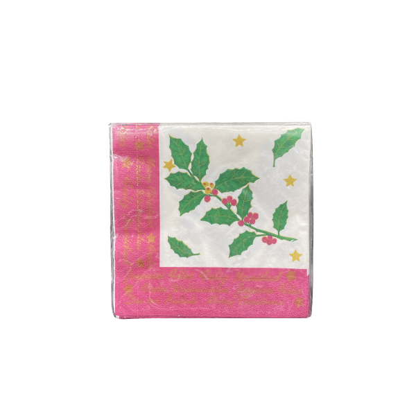 SERVIETTES SURLYS OUATE 20 PIECES 33 X 33 CM REVEILLON