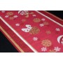 TETE A TETE DUNI PIECE 40 CM X 1,20 M CHRISTMAS CHARME BORDEAUX