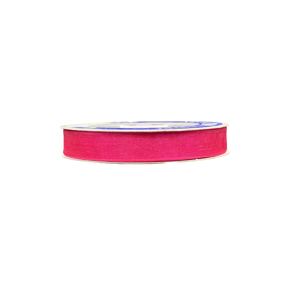 RUBAN ORGANZA 15 MM X 50 M FUCHSIA