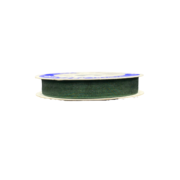 RUBAN ORGANZA 15 MM X 50 M VERT FONCE