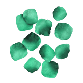 PETALES DE ROSE VERT TURQUOISE