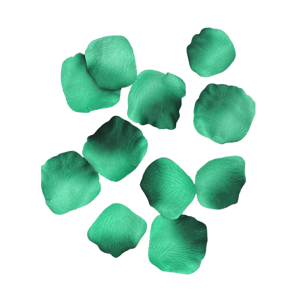 PETALES DE ROSE VERT TURQUOISE
