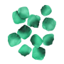 PETALES DE ROSE VERT TURQUOISE