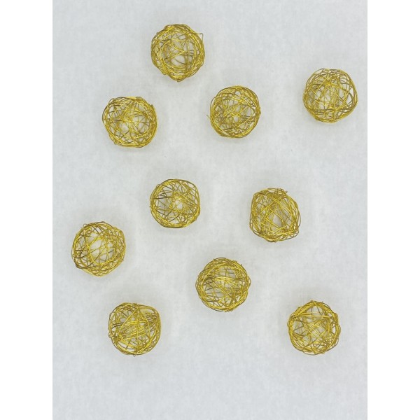 WIRE BALLS 30 MM OR (10 PIECES)