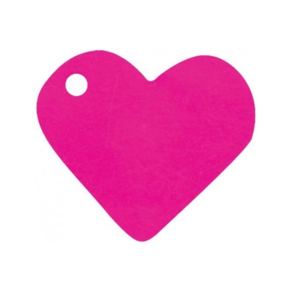 MARQUE-PLACE COEUR FUCHSIA