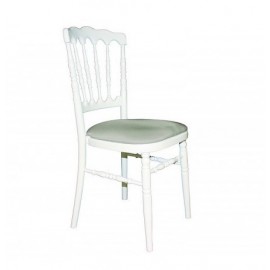 Chaise Napoléon III empilable Blanche
