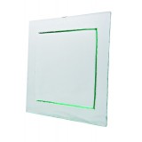 Assiette carrée Glass'line 31 x 31 