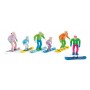 JÄGERNDORFER - FIGURINE DEBOUT SNOWBOARD 1:32 (6 PIECES)