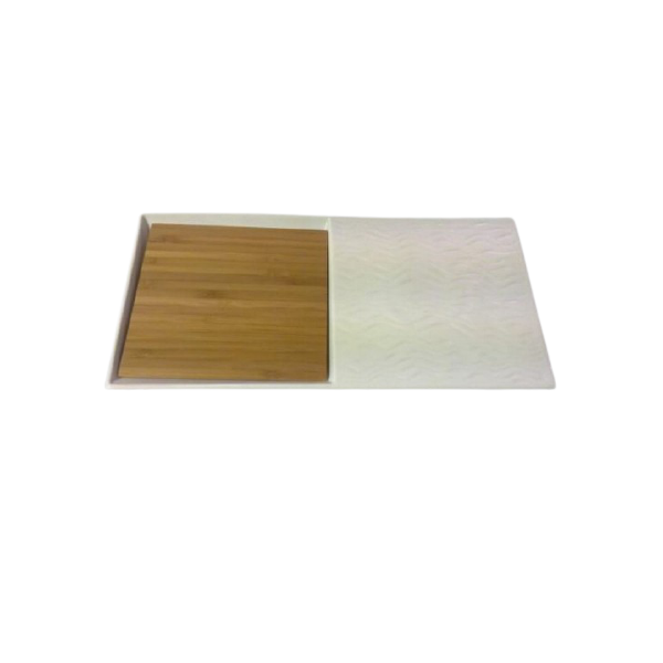 Assiette Galissia insert bambou 30 cm
