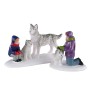 LEMAX - FIGURINE FUTURS CHIENS DE TRAINEAU (2 PIECES)