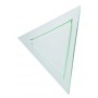 Assiette triangulaire Glass'line 28 Assiette triangulaire Glass'line 28