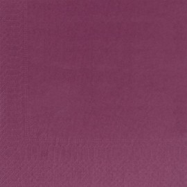 SERVIETTE COCKTAIL 100 PIECES 20 X 20 CM AUBERGINE