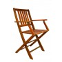 Chaise en teck pliante Chaise en teck pliante