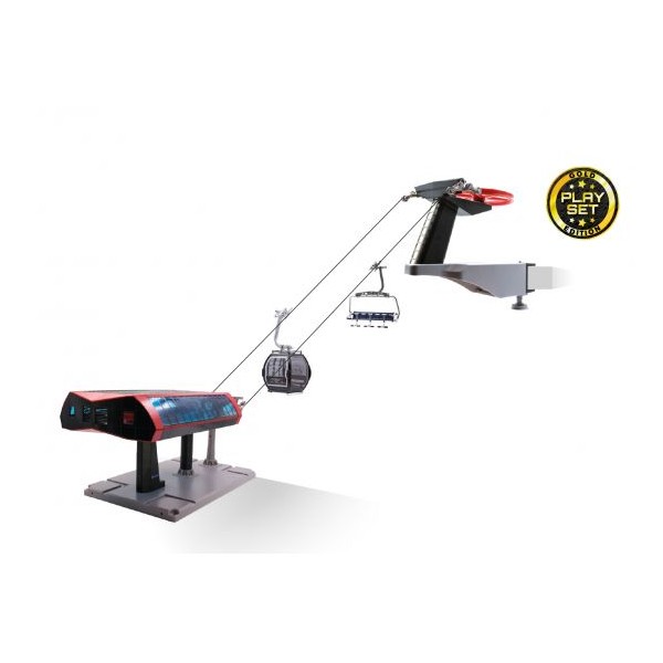 TELEPHERIQUE LUXE CABINE + TELESIEGE NOIR/ROUGE