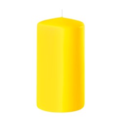 BOUGIE CYLINDRE JAUNE 100/50 MM