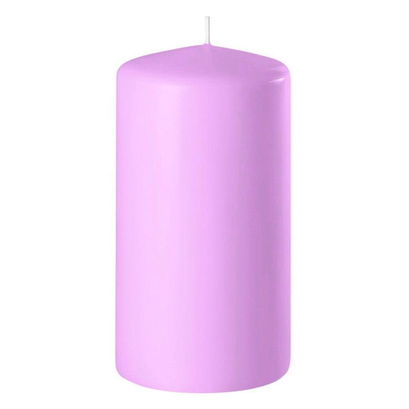 BOUGIE CYLINDRE 100/60MM LILAS