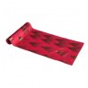 CHEMIN DE TABLE VELOURS ROUGE TREE SPIRIT IMPRESSION OR 28CM X 3M