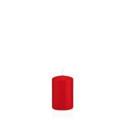 BOUGIE CYLINDRE ROUGE 80/50MM