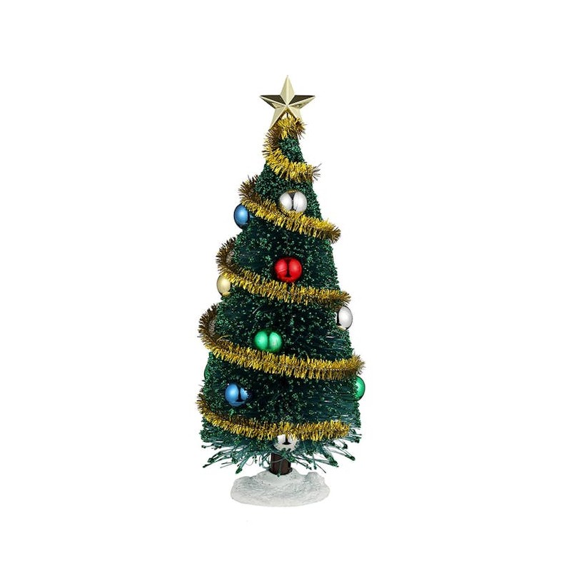 SAPIN DE NOEL VERT SCINTILLANT, MOYEN