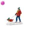 FIGURINE PROMENADE DANS LA NEIGE