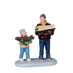 FIGURINE DU BOIS POUR LE FOYER