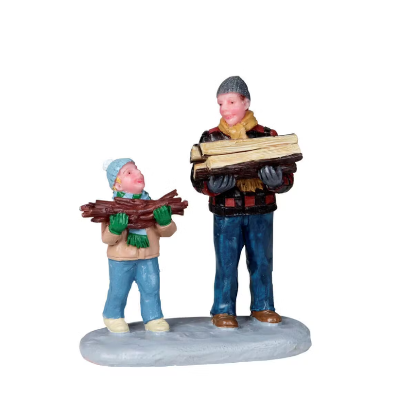 FIGURINE DU BOIS POUR LE FOYER