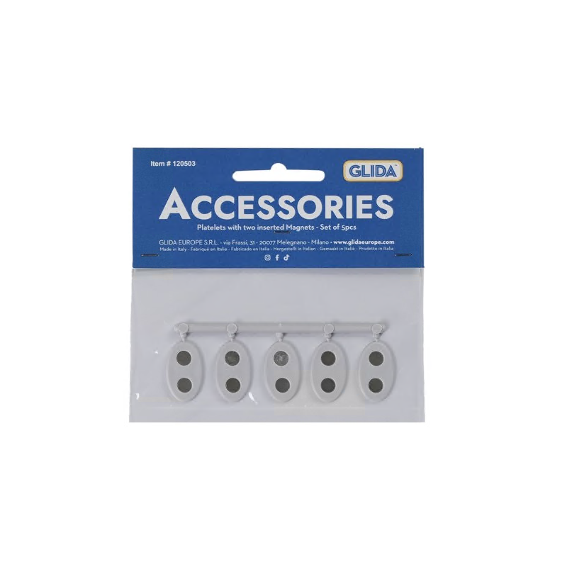 BASES MAGNETIQUES GLIDA (LOT DE 5 PIECES)