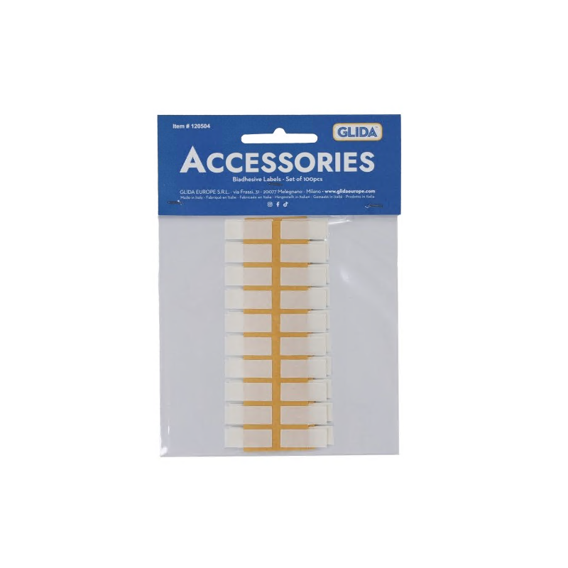 ETIQUETTES ADHESIVES GLIDA (100PIECES)