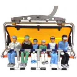 FIGURINES ASSISES 6 PIECES 1:32