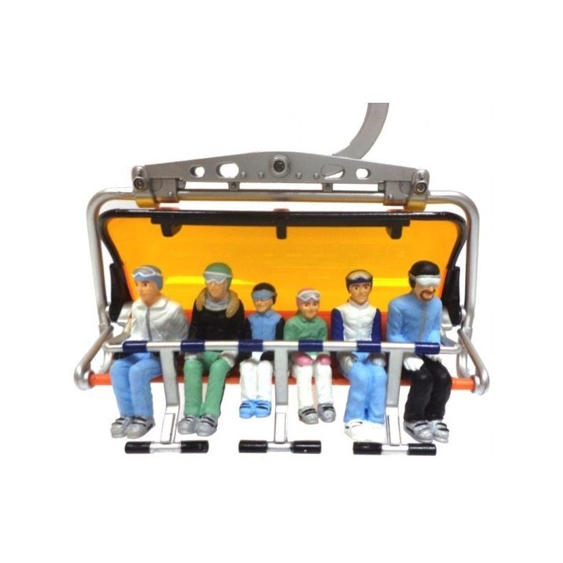 FIGURINES ASSISES 6 PIECES 1:32 FIGURINES ASSISES 6 PIECES 1:32