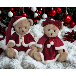 OURS TENUE DE NOEL EDITION LIMITEE 30CM