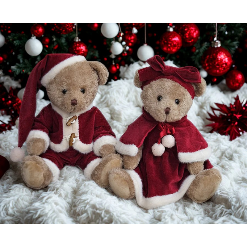 OURS TENUE DE NOEL EDITION LIMITEE 30CM OURS TENUE DE NOEL EDITION LIMITEE 30CM