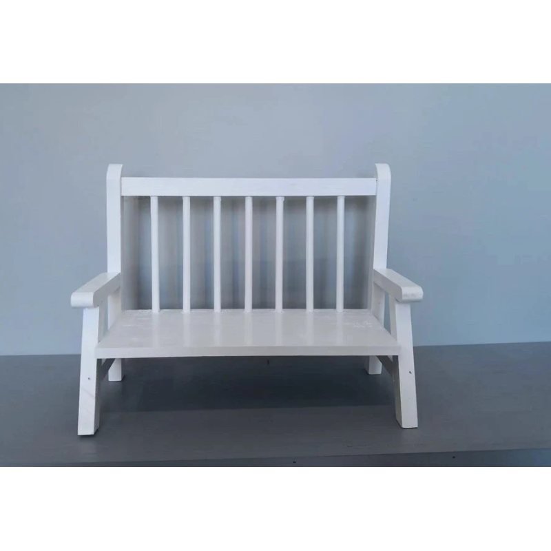 BANC EN BOIS BLANC 30CM BANC EN BOIS BLANC 30CM