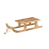 LUGE EN BOIS 42X10X15 CM LUGE EN BOIS 42X10X15 CM