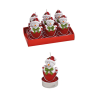BOUGIE CHAUFFE PLAT BONHOMME DE NEIGE (6 PIECES)
