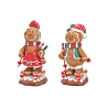 FIGURINE PAIN D'EPICE SUR SKIS 13X22X11 (1 PIECE) FIGURINE PAIN D'EPICE SUR SKIS 13X22X11 (1 PIECE)